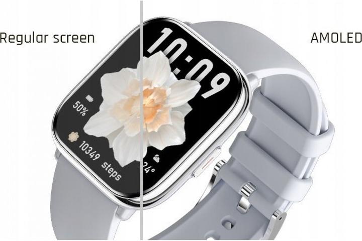 Actual product image Myphone Watch Pastel Silver/Foggy Day