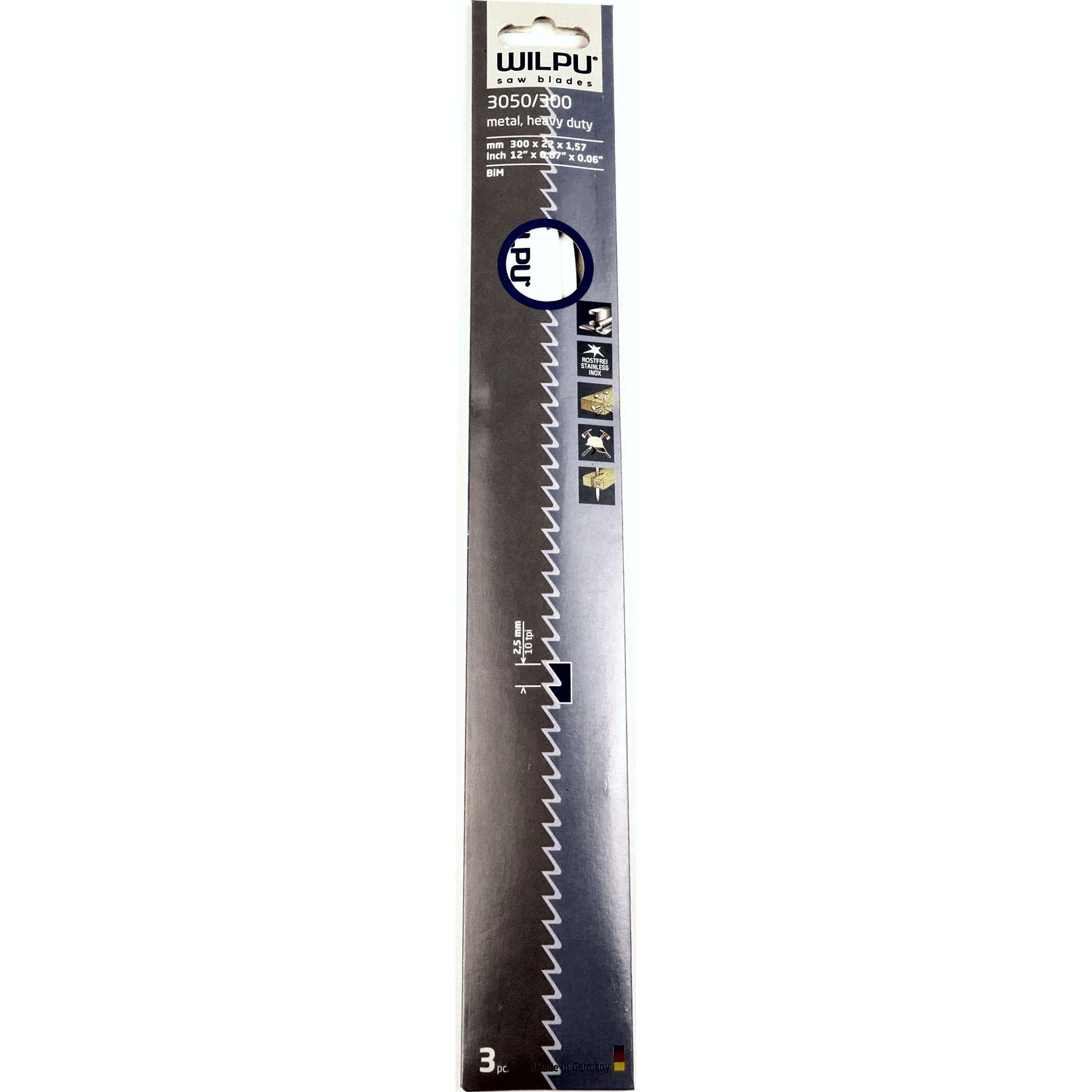 Thumbnail - WILPU, Sägeblatt, The saws do not rust. for steel, wood with metal inserts 3050/300