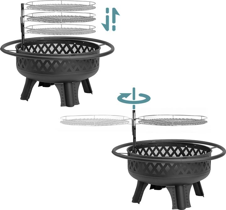 Immagine prodotto Relaxdays braciere (80.50 cm)