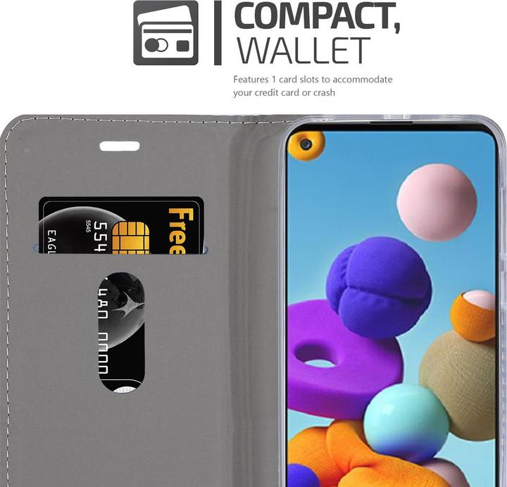 Actual product image Cadorabo Book Jeans Optics Cover (Samsung Galaxy A21s)