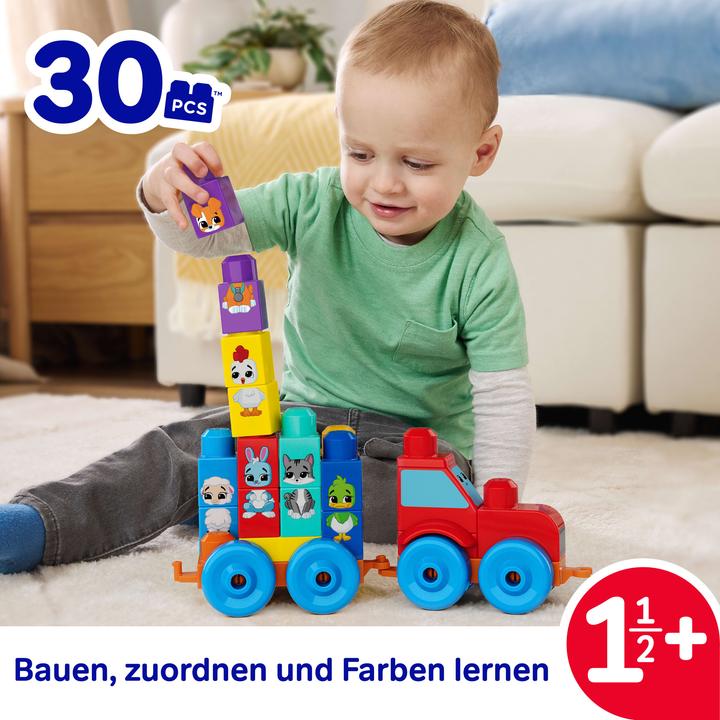 Actual product image 0 MEGA BLOKS Bau- und Lerntiertraktor