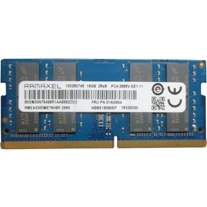 Lenovo 16GB DDR4 2666 SoDIMM,Ramaxel (2666 MHz, DDR4-RAM, SO-DIMM), RAM