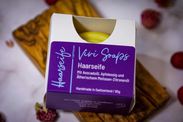 Produktbild Vivi Soaps Haarseife Avocado (Festes Shampoo, 95 g)