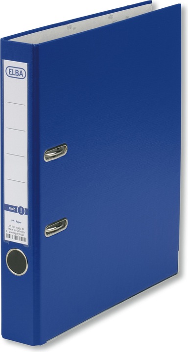 Actual product image Elba Folder smart PP paper, spine width: 50 mm, blue DIN A4, cover outside PP (A4, 50 mm, 1 x)