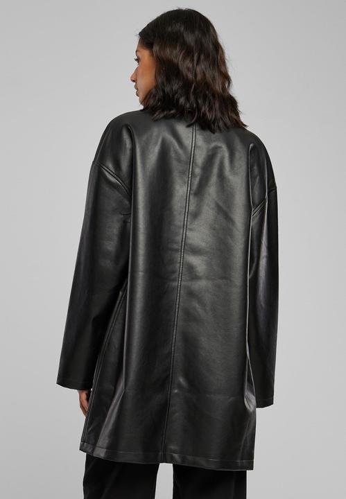 Actual product image Urban Classics Ladies Faux Leather Coat