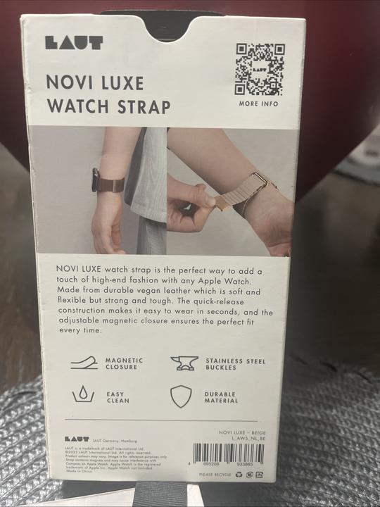 Immagine prodotto Laut Apple Watch 38 / 40 / 41 mm, beige (41 mm, 38 mm, 40 mm, Ecopelle)