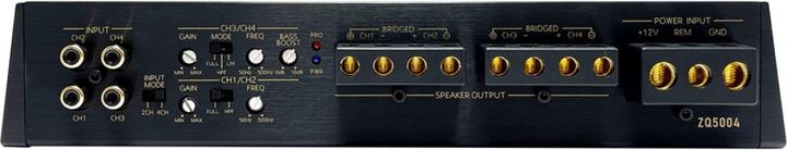 Immagine prodotto Phoenix gold ZQ5004 4 Kanal High End Verstärker 4x130WRMS@2ohm/4x85WRSM@4ohm (Amplificatore a 4 canali)