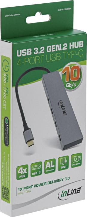 Actual product image InLine 35392B (USB-C, 4 Ports)