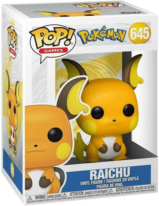 Actual product image Funko Pokemon POP! Games Vinyl figurine Raichu (EMEA) 9 cm