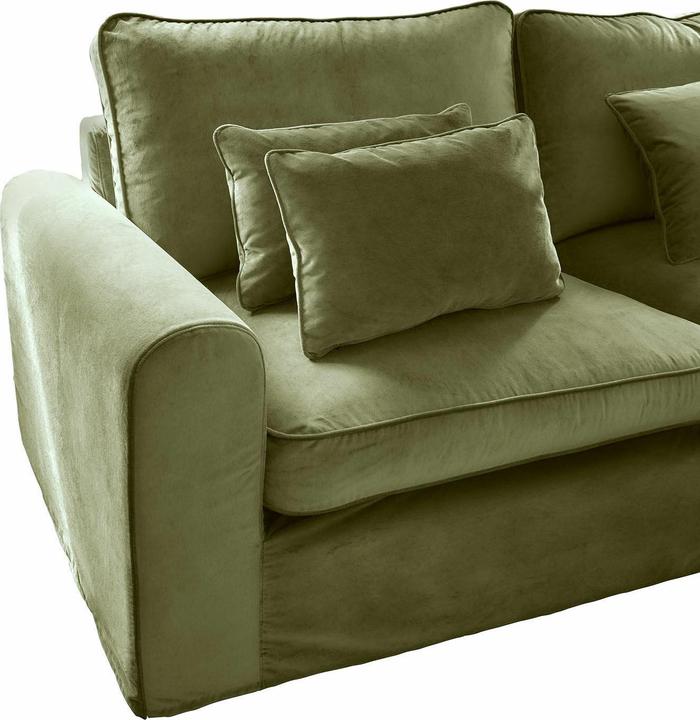 Produktbild Loberon Sofa Seaford grün (Ecksofa)