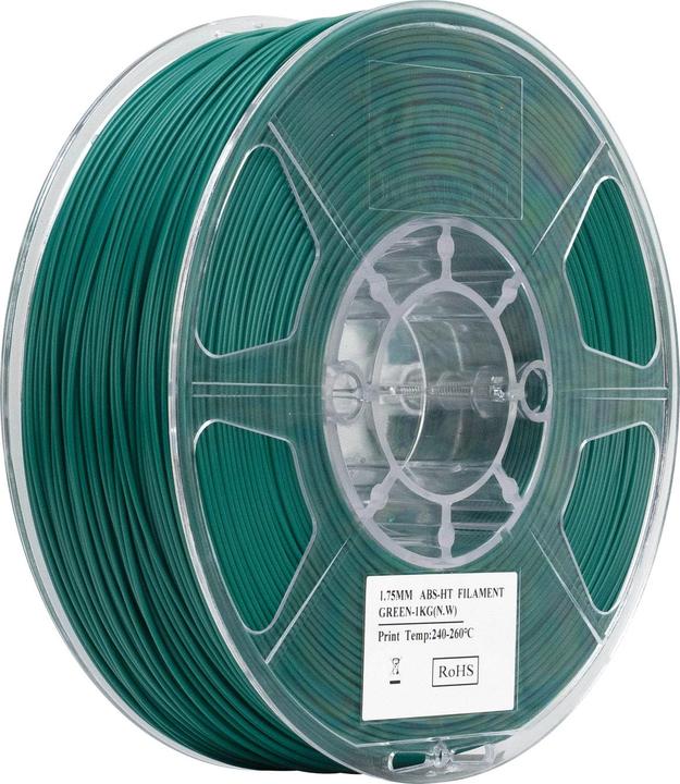 Actual product image eSUN EABS-HT 1,75mm GREEN 1kg (ABS, 1.75 mm, 1000 g)