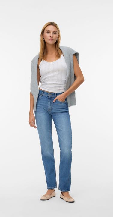Produktbild Vero Moda VMELIA Hohe Taille Gerade geschnitten Jeans Straight-Fit (W27/L32)
