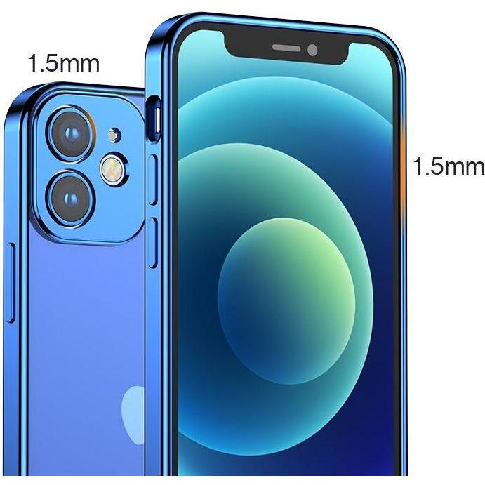 Thumbnail - Joyroom New Beauty Series ultra thin case with electroplated frame for iPhone 12 Pro Max black (JR-B (Apple iPhone 12 Pr...