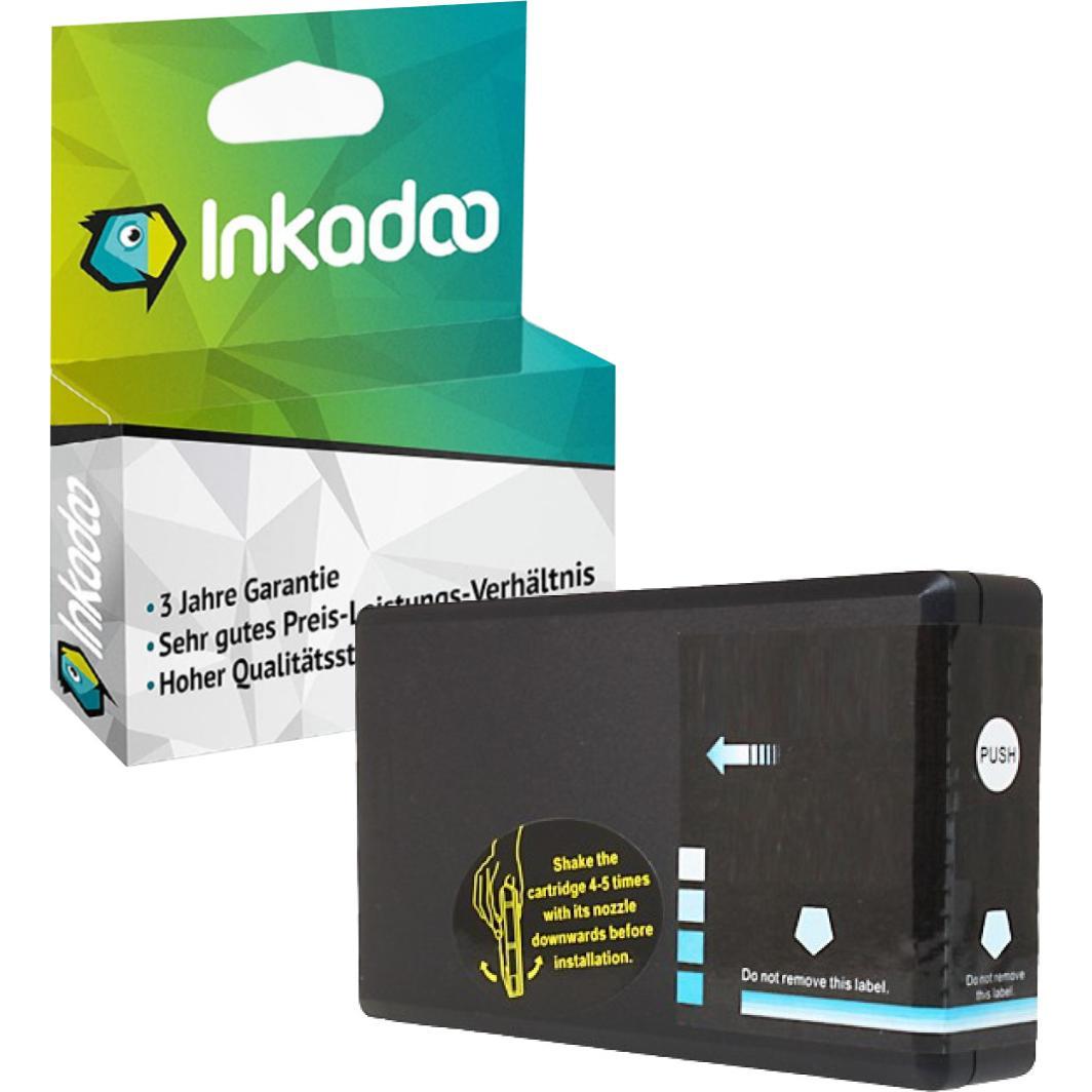 Inkadoo, Druckerpatrone, Druckerpatronen kompatibel zu Epson C13T70124010 / T7012 Tintenpatrone, cyan Cyan (C)