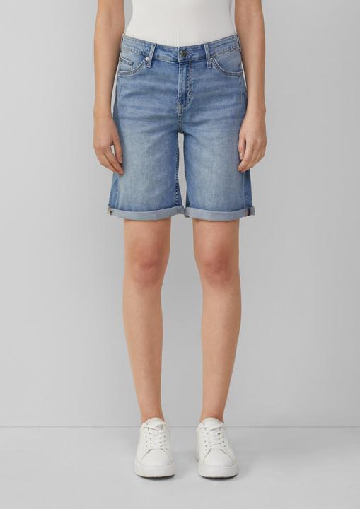 Actual product image S.Oliver Jeans-Hose Bermuda-Jeans Karolin / Regular Fit / Mid Rise / Turn-up (36)