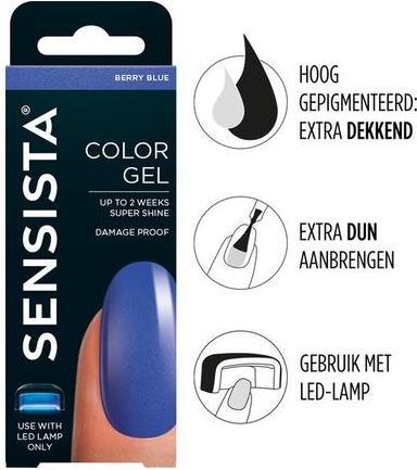 Image du produit Sensista Color Gel Berry Blue - Bleu (Bleu Berry)