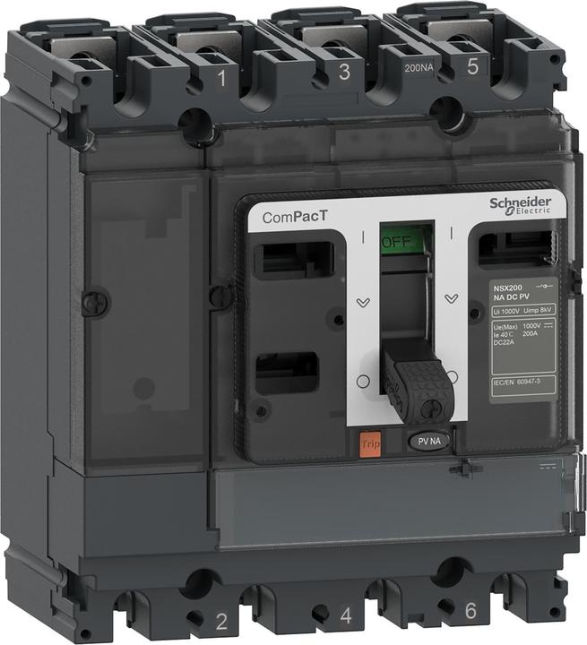 Produktbild Schneider Electric C104100D1S Lasttrennschalter ComPacT NSX100NA DC PV 100