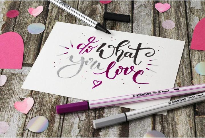 Image du produit STABILO Pen 68 brush Stylo feutre Premium (Trié, 12 x)