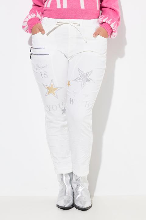 Produktbild Angel of Style Hose, Jogg-Style, Crash mit Sternendruck (46)