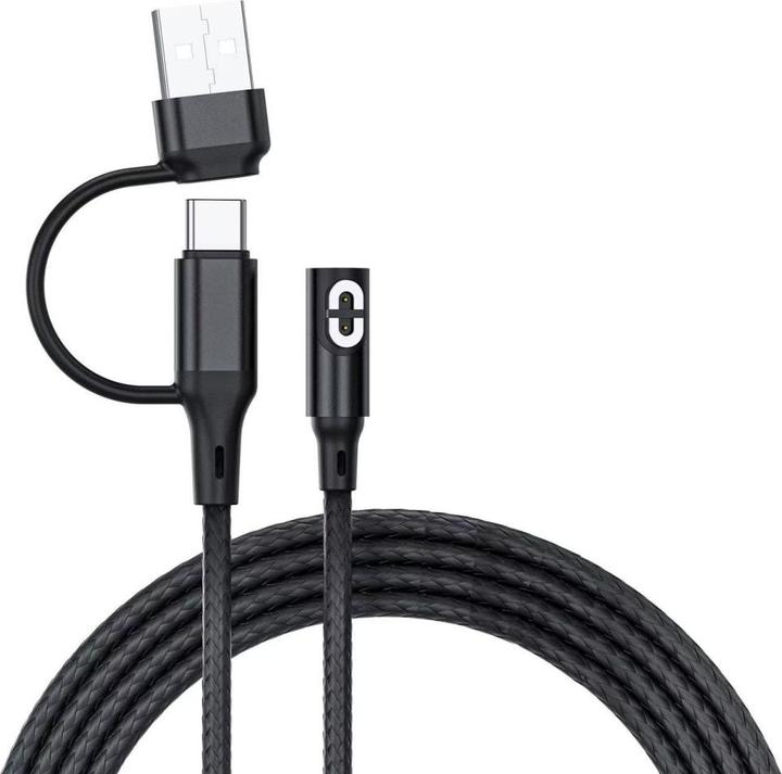 PowerGuard 2-in-1 USB-C, USB-A zu Shokz OpenRun Kopfhörer Ladekabel (USB)