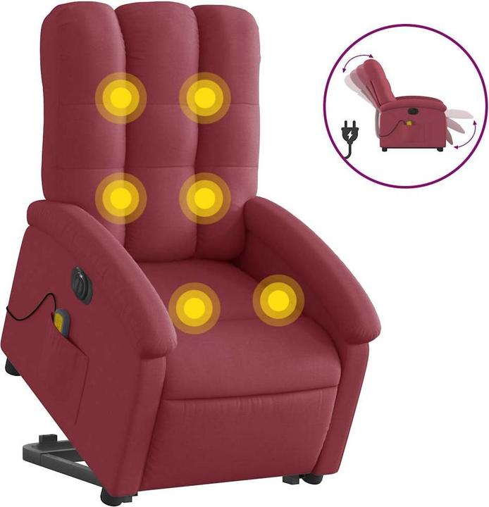 Produktbild vidaXL Massagesessel mit Aufstehhilfe