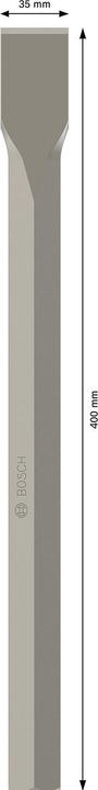 Actual product image Bosch Professional Zubehör PRO HEX 28-4C flat chisel, 35 x 400 mm (35 mm)