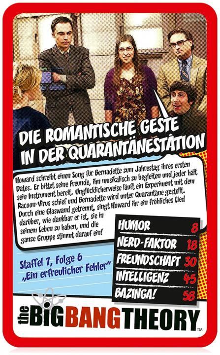 Actual product image Winning Moves Επιτραπέζιο Παιχνίδι The Big Bang Theory Top Trumps Specials Quiz Knowledge Card Game