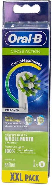 Produktbild Braun Aufsteckbürsten Cross Action 8 Stk. (8 x)