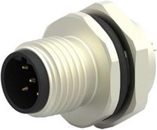 Produktbild TE Connectivity M12,FRONT MOUNT,MALE,A,5P,SOLDER WIRE