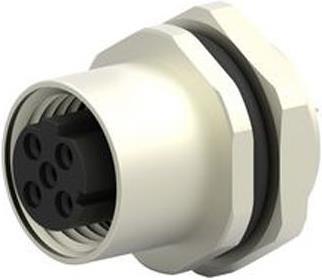 Produktbild TE Connectivity M12,REAR MOUNT,FEMALE,A,5P,SOLDER WIRE