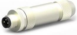 Produktbild TE Connectivity M8,SCREW, MALE,S,SHIELD,3P,GOLD
