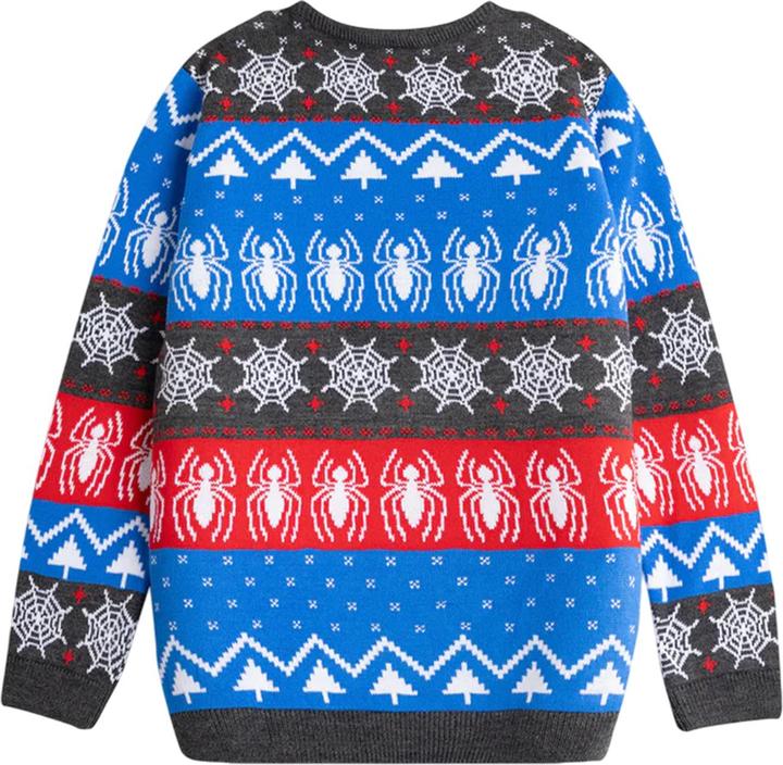 Image du produit Spiderman - Pull Noël motif/style visage - Garçon (104)