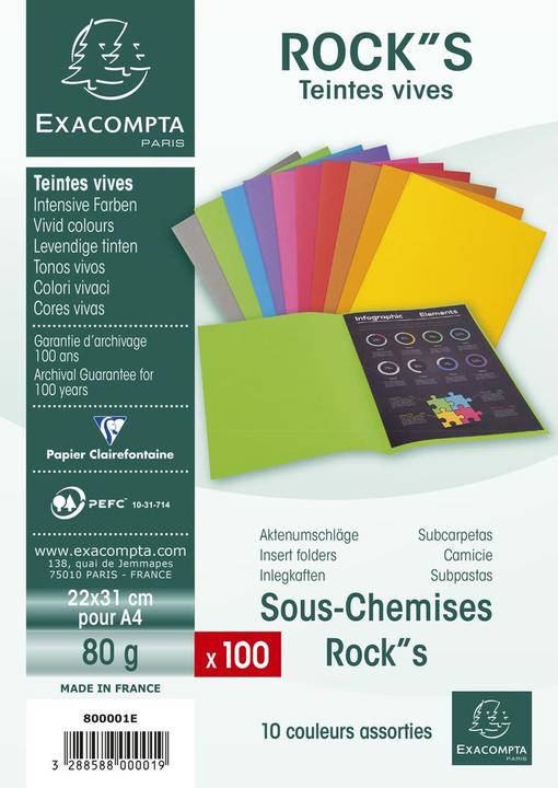Immagine prodotto Exacompta Scrapbook - Copertine di file (A4, 100x)