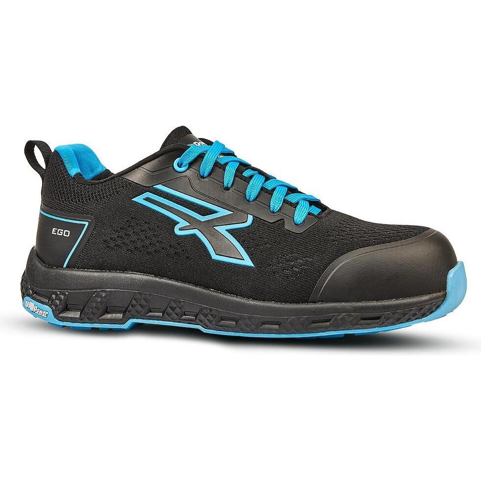 U-Power Unisex Nero/Blu Scarpe Da Lavoro, Deon Esd S1ps Hi Hro Fo Sr (35)