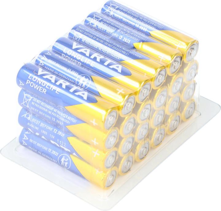 Produktbild Varta LONGLIFE Power (24 Stk., AAA / LR03 / Micro / R03 / AM4 / MN2400 / KR03, 1260 mAh)