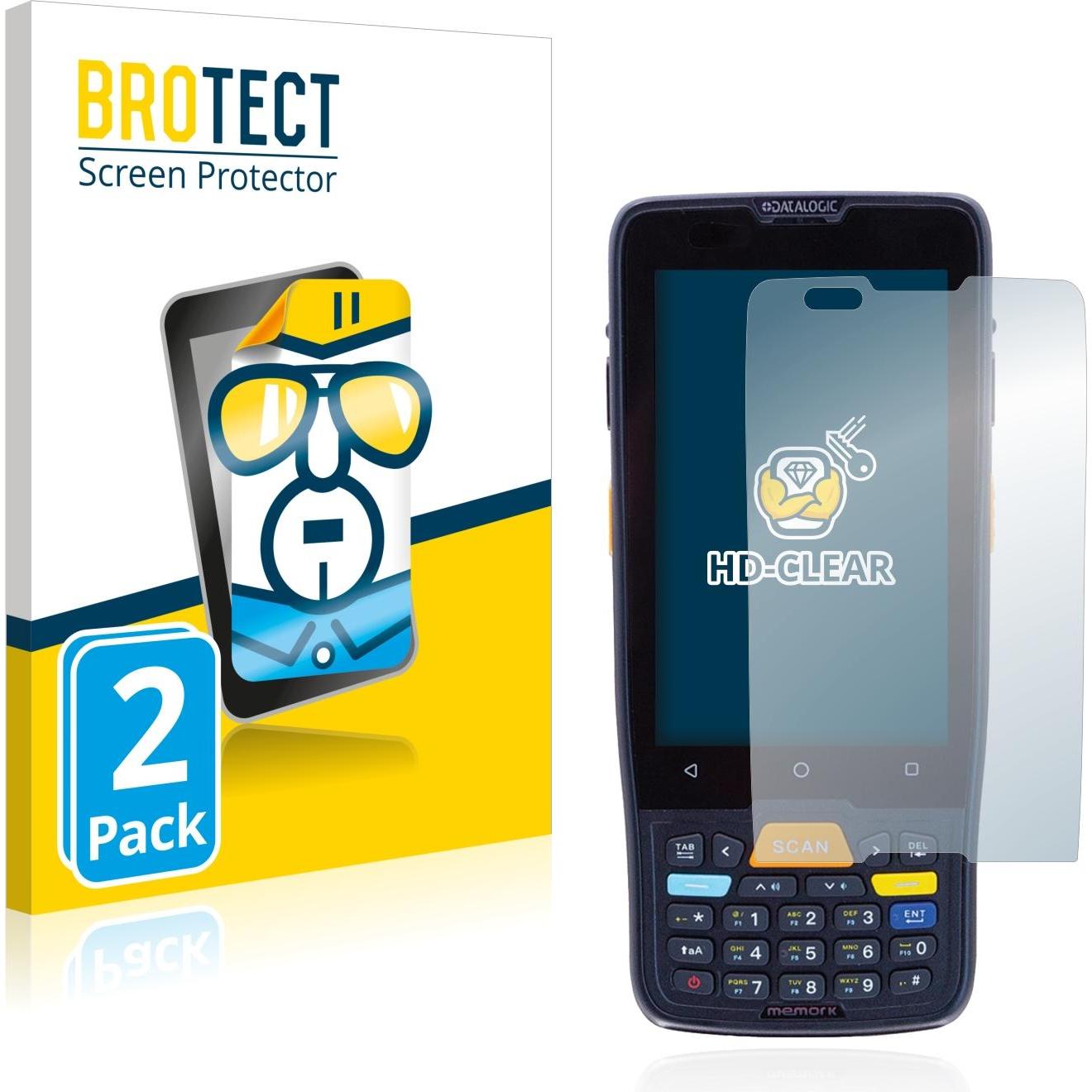 BROTECT Schutzfolie Displayschutz Klar, Barcode-Scanner Zubehör