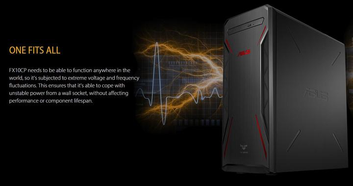 Produktbild ASUS TUF Gaming FX10CP-CH009T (Intel Core i5-8400, 8 GB, 128 GB, GeForce GT 1030)