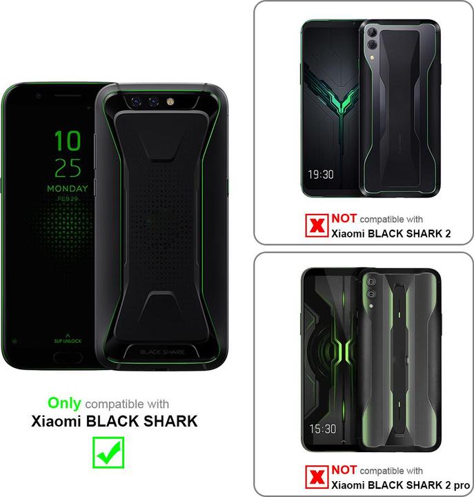 Image du produit Cadorabo Coque pour Xiaomi BLACK SHARK universel avec Clip (Xiaomi Black Shark)