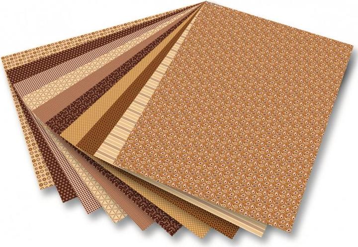 Produktbild Folia Motivblock Basics braun (270 g/m², 30 x)