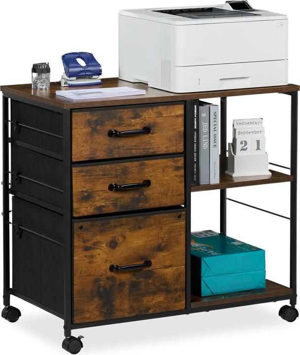 Actual product image Relaxdays Filing Cabinet