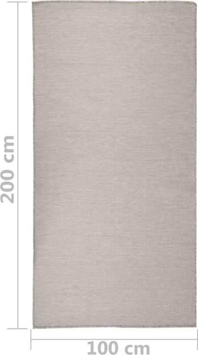 Actual product image vidaXL Outdoor-Teppich (100 x 200 cm)