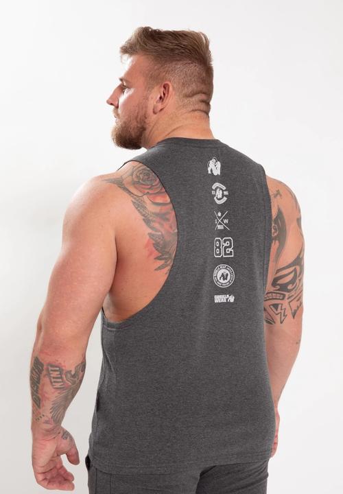 Immagine prodotto Gorilla Wear Lopez Drop Armhole Tank Top - Grau (XXL)