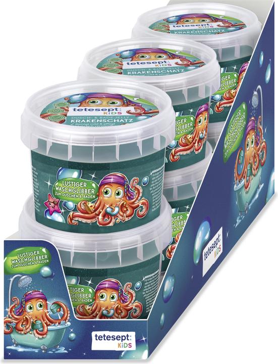 Actual product image Tetesept Kids Dusch- & Bade Jelly Krakenschatz (100 ml, Bubble bath)
