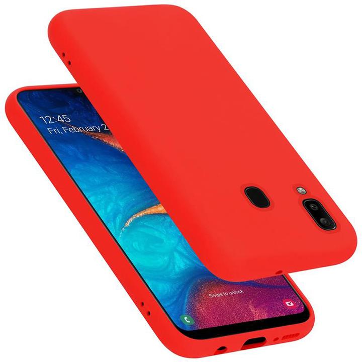 Actual product image Cadorabo TPU Liquid Silicone Case Cover (Samsung Galaxy A20, Samsung Galaxy M10s, TCL A30)