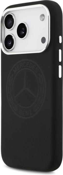 Produktbild Mercedes Etui Silicone Vintage Logo MagSafe do iPhone 17 Pro czarny (Apple iPhone 17 Pro)