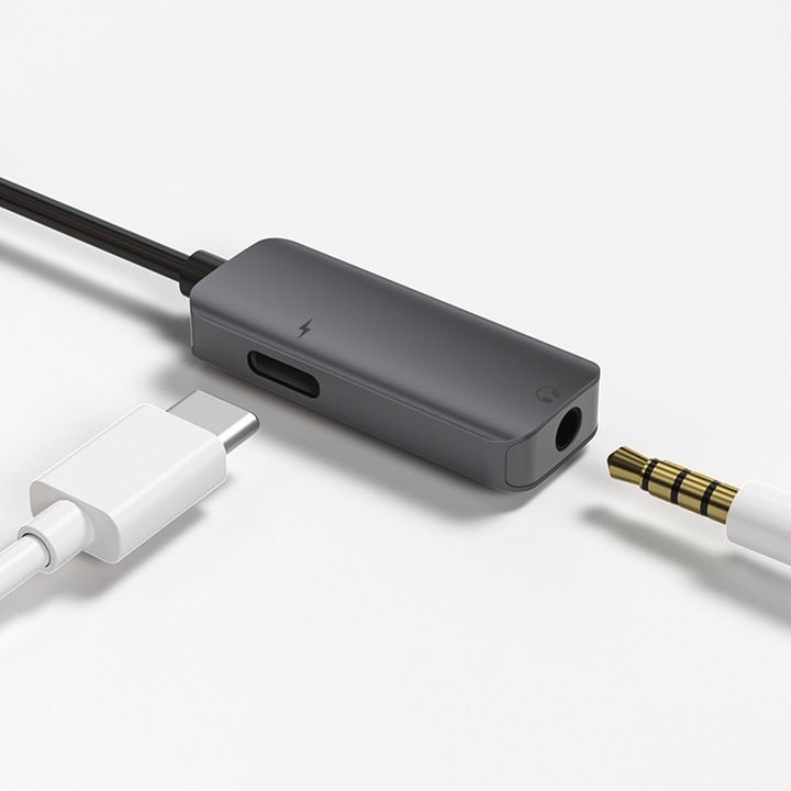 Produktbild 4smarts Audio & Charging Splitter (USB Typ C, USB Typ C, 3.5mm Klinke)