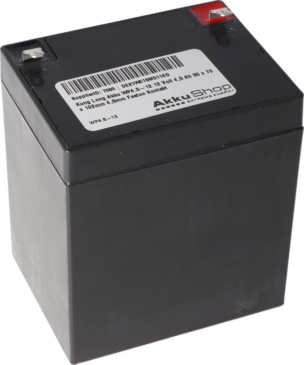 Actual product image Kung Long Akku WP4.5-12, 4,8mm Faston Kontakt (12 V, 4.50 Ah)