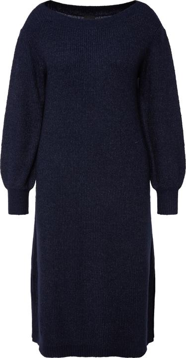 Immagine prodotto Ulla Popken Abito midi in maglia dal taglio svasato con scollo a barca e maniche lunghe (50, 52)