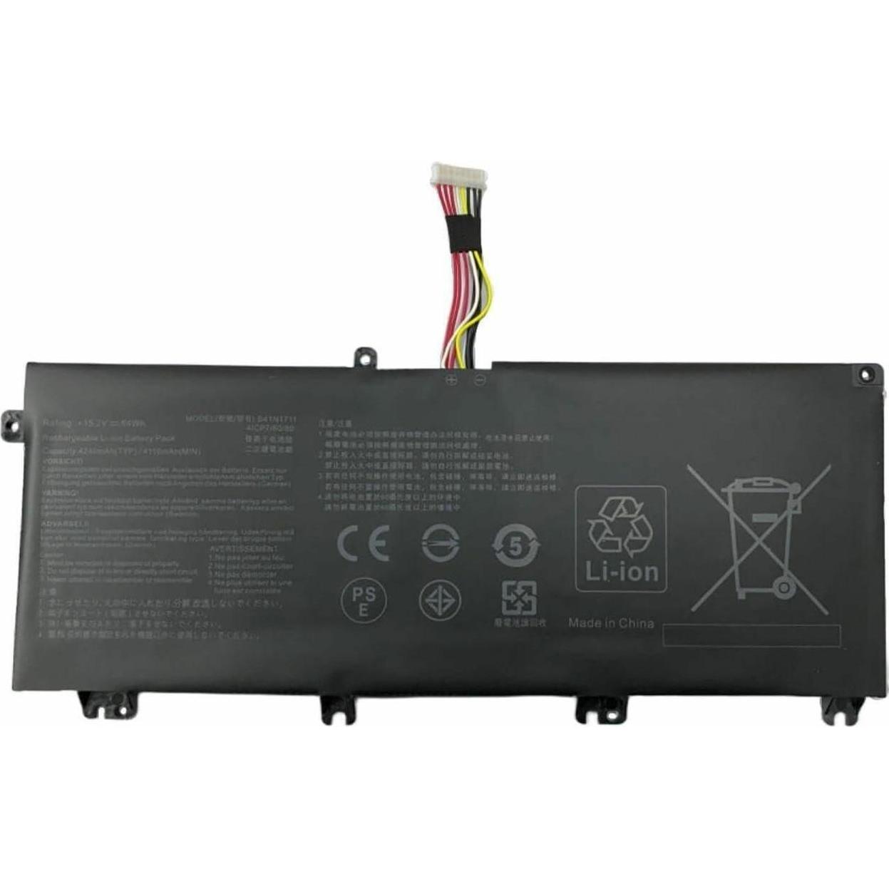 CoreParts Laptop Battery for Asus (4050 mAh), Notebook Akku, Schwarz