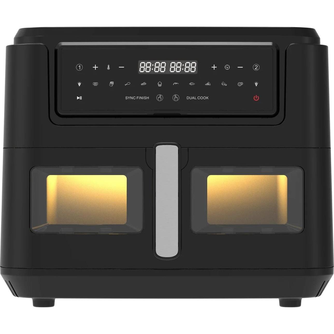 Sobczyk Fuzion Dual zone airfryer 10,5L - Black, Fritteuse, Schwarz